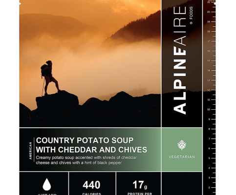 AlpineAire Country Potato Soup with Cheddar and Chives