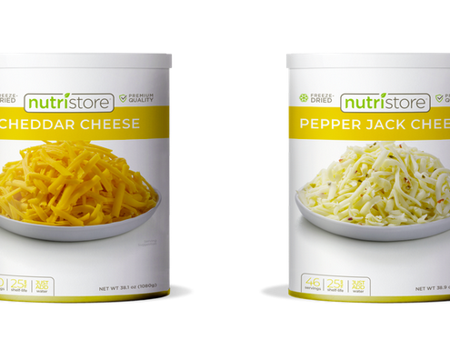 Nutristore cheese flavors freeze dried