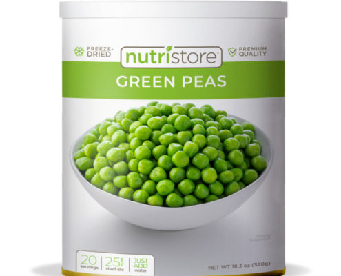 green peas nutristore