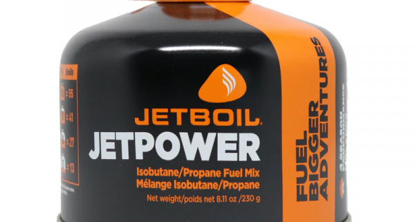 JetBoil 230g fuel cannister for the JetBoil portable outdoor stove