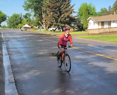 Bike ride triathlon
