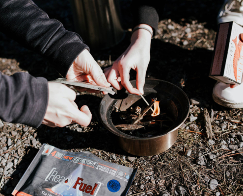 Kelly Kettle preparation