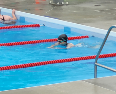 Triathlon swimming