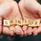 Senior scrabble tiles