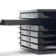 a way to organize your life with slide out drawers