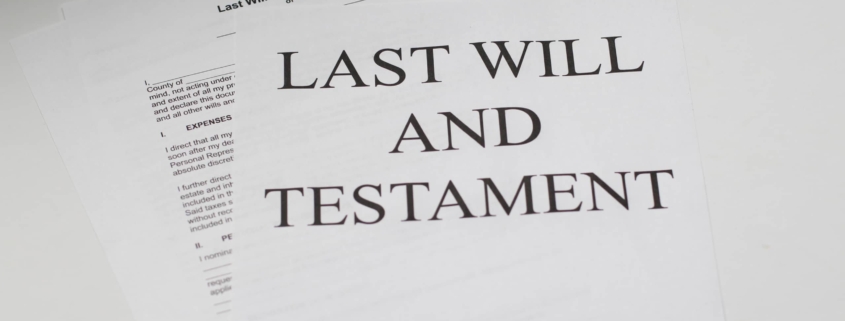 Last will and testament