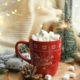 merry christmas hot chocolate