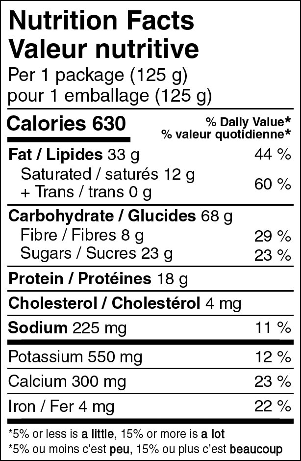 Alpen Fuel Orange Pecan Granola Nutritional Information