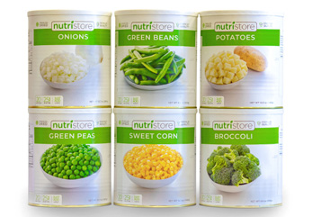 Briden Solutions Nutristore Freeze Dried Veggie 6 Pack