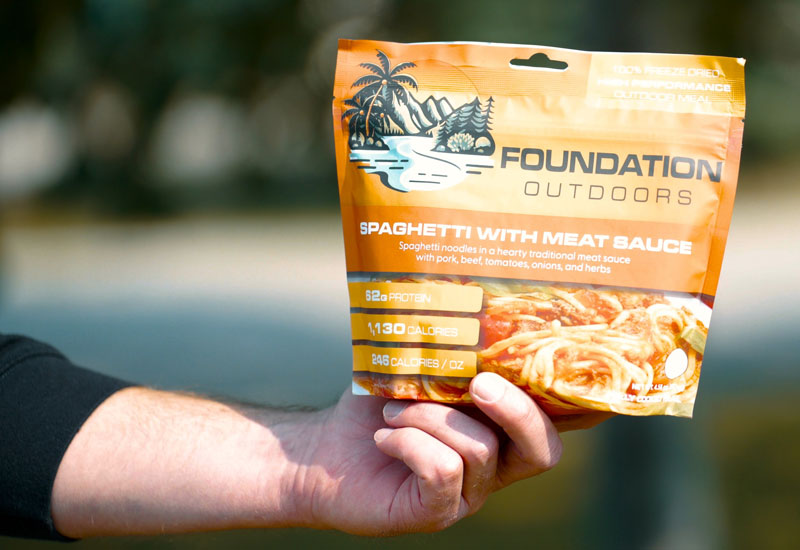 Foundation Outdoors Spaghetti with Meat Sauce