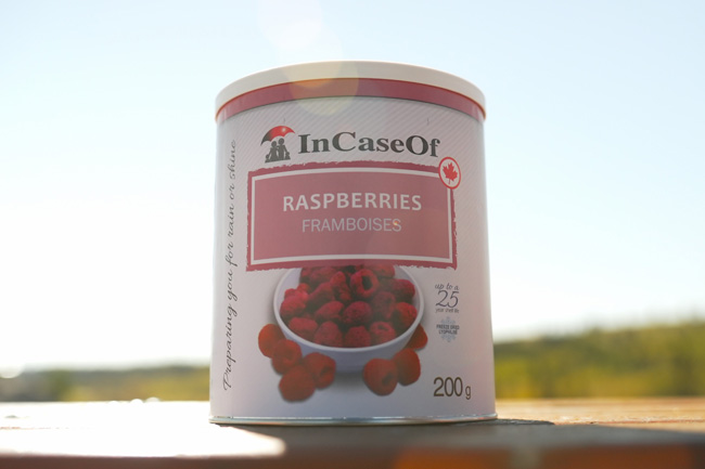 In Case Of Freeze Dried Raspberries