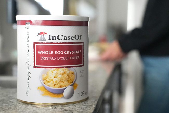 In Case Of Whole Egg Crystals
