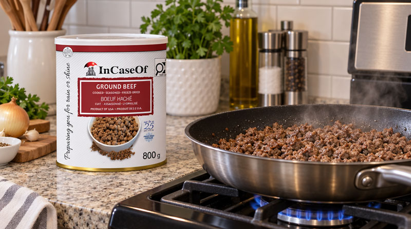 Freeze Dried Hamburger Meat in Canada 