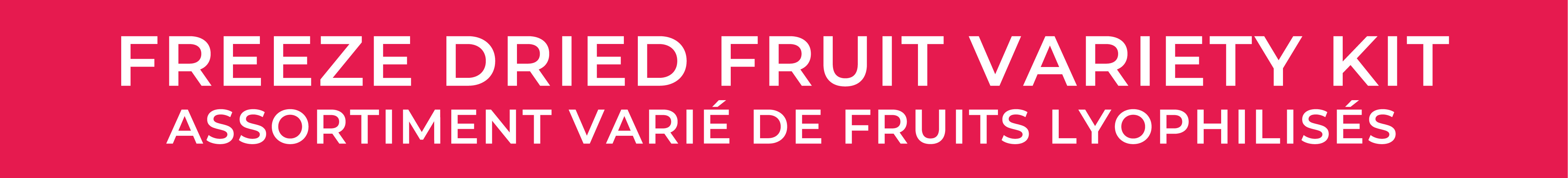 Nutristore Freeze Dried Fruit Bucket