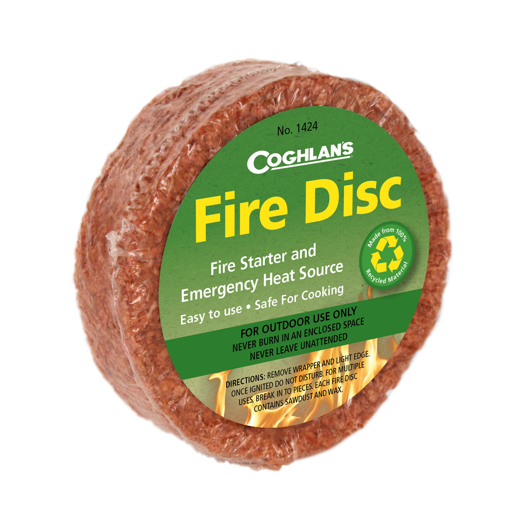 Fire Disc Fire Starter - Delicious Emergency & Outdoor Food from