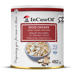 Diced Chicken - Freeze Dried (In Case Of #10 Can)