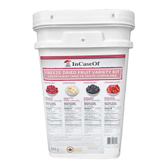 In Case Of Freeze Dried Fruit Variety Bucket