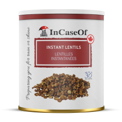 Instant Lentils (In Case Of #10 Can)