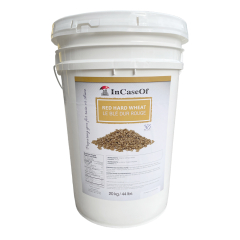 Canada #1 Red Hard Spring Wheat - Approx 46 lbs in 6 Gallon Pail w/ Gasket Snap Lid