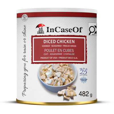 Diced Chicken - Freeze Dried (In Case Of #10 Can)