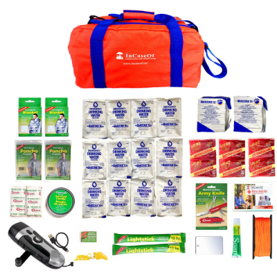 2 Person Basic In Case Of 72 Hour Emergency Kit