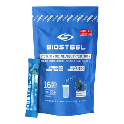 Hydration Mix - Blue Raspberry - 16 Packets (BioSteel)