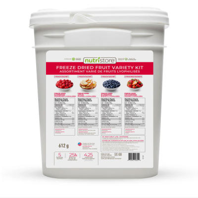 Nutristore Freeze Dried Fruit Variety Bucket