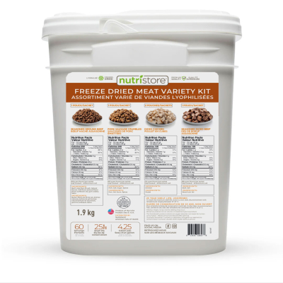 Nutristore Freeze Dried Meat Variety Bucket