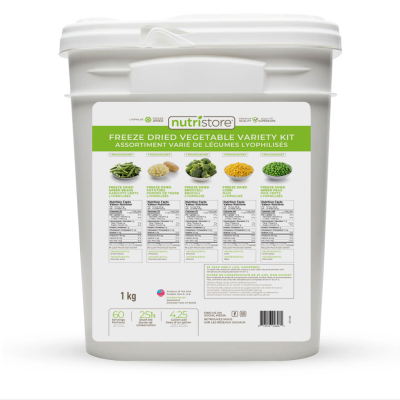 Nutristore Freeze Dried Garden Vegetable Variety Bucket