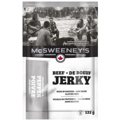 McSweeney Beef Jerky 125 g pouch - Peppered