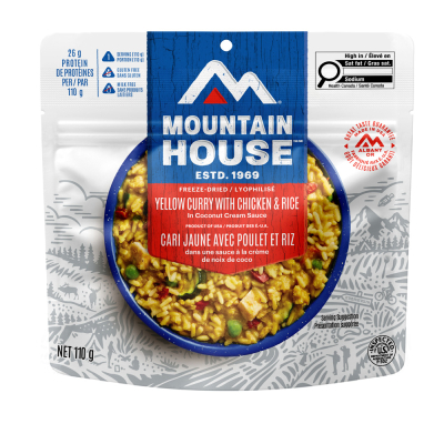 Yellow Curry with Chicken & Rice (Mountain House Pouch)