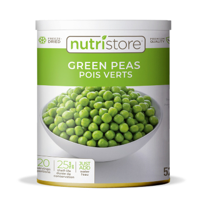 Green Peas - Freeze Dried (Nutristore #10 Can)