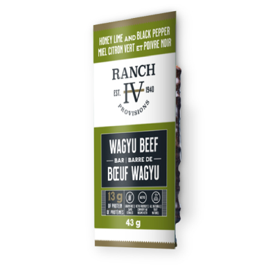 Honey Lime & Black Pepper Beef Protein Bars (Ranch IV Provisions)