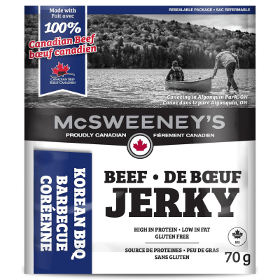 McSweeney Beef Jerky 70 g pouch - Korean BBQ