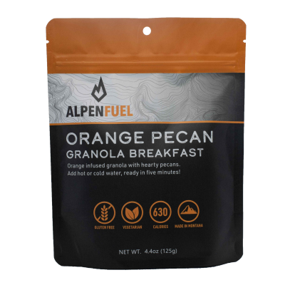 Orange Pecan Breakfast Granola (Alpen Fuel Pouch)