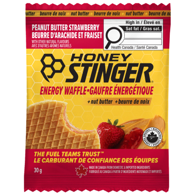 Nut Butter Organic Energy Waffle - Peanut Butter Strawberry (Honey Stinger)