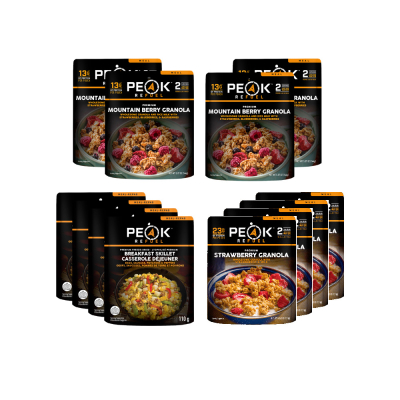 Peak Refuel Breakfast Variety 12 Pouch Pack