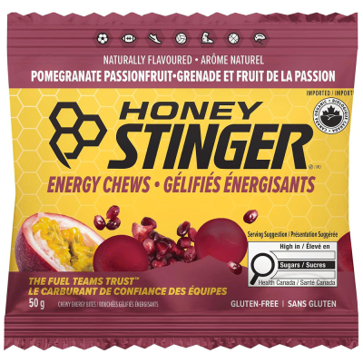 Organic Energy Chews - Pomegranate Passionfruit (Honey Stinger)