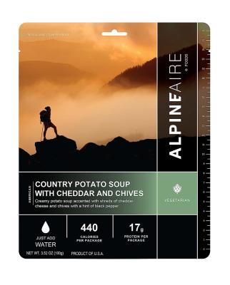 Country Potato Soup with Cheddar and Chives (Alpine Aire)
