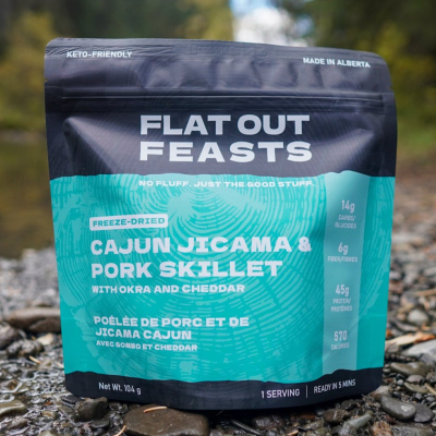 Cajun Jicama & Pork Skillet (Flat Out Feast Meals)