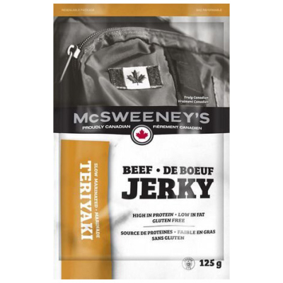 McSweeney Beef Jerky 125 g pouch - Teriyaki