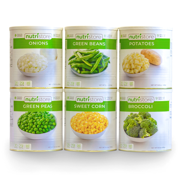 Nutristore Vegetable 6 Pack