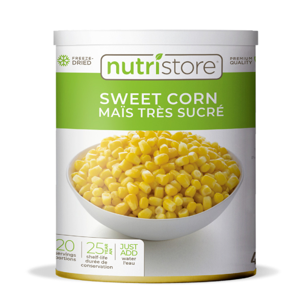 Sweet Corn - Freeze Dried - Nutristore