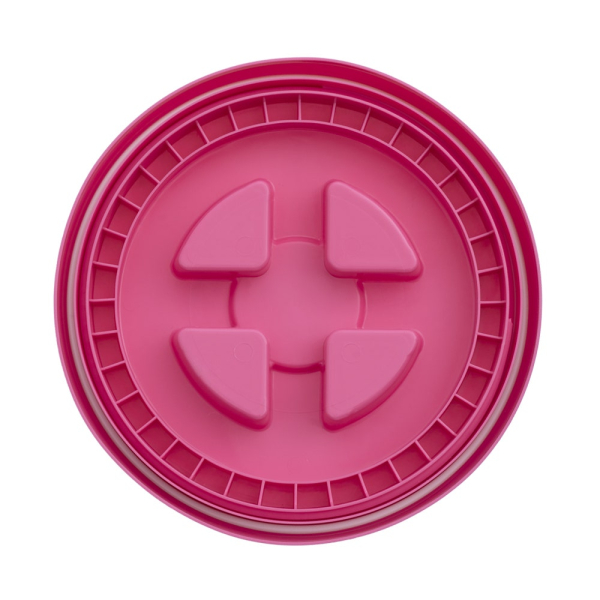 3.5-6 Gallon Plastic Twister Lid - Pink