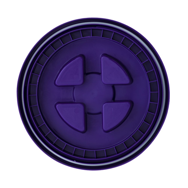 3.5-6 Gallon Plastic Twister Lid - Purple
