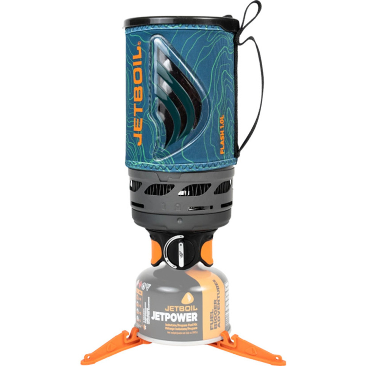Jetboil Flash Stove - Ocean Topo - Delicious Emergency & Outdoor