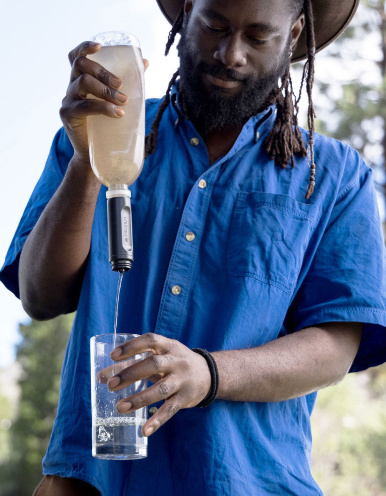 LifeStraw Collapsible Squeeze Water Filter Bottle 650 ml
