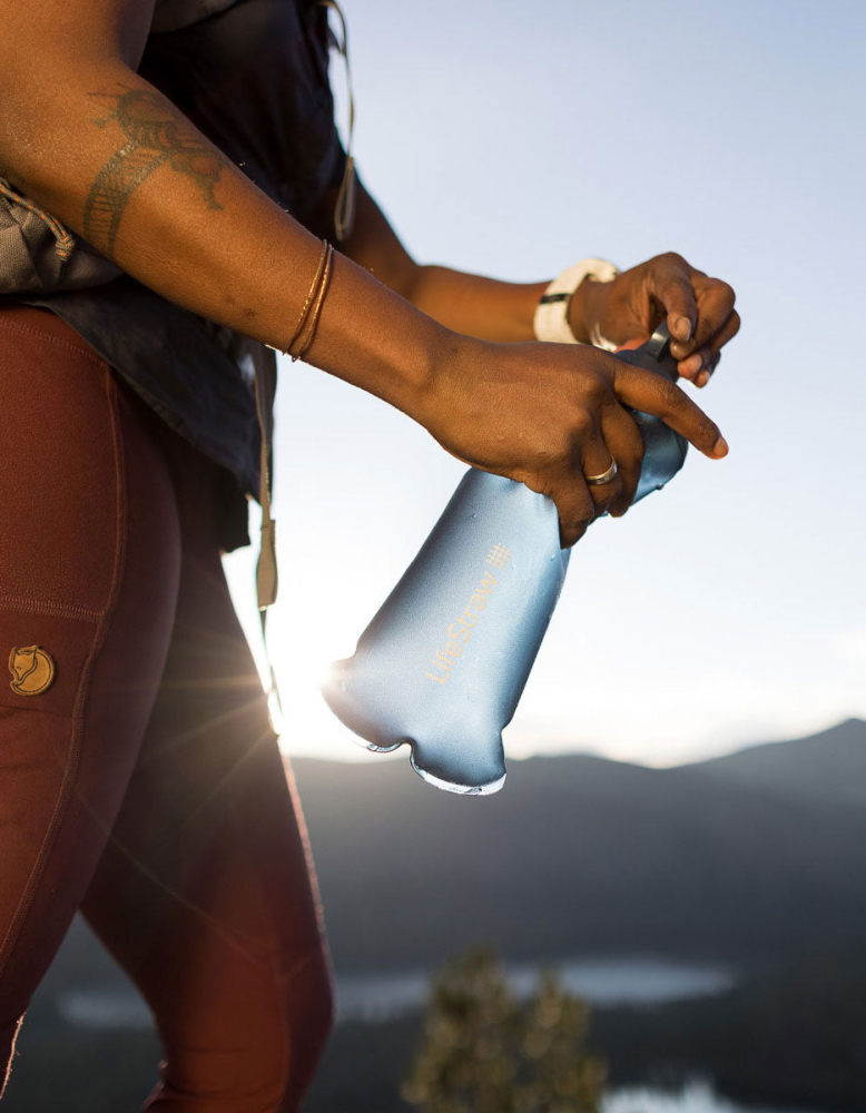 LifeStraw Collapsible Squeeze Water Filter Bottle 650 ml