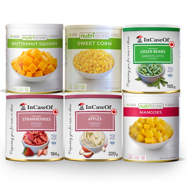 Nutristore Fruit and Veggie 6 Pack