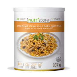 Southwestern Style Pork and Rice - Nutristore #10